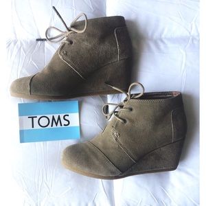 Toms Wedge Bootie
